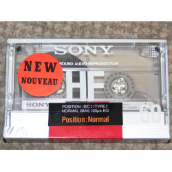 SONY HF 60 audio kazetta