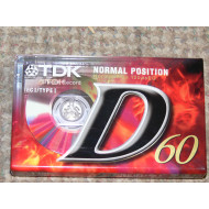 TDK D 60 audio kazetta