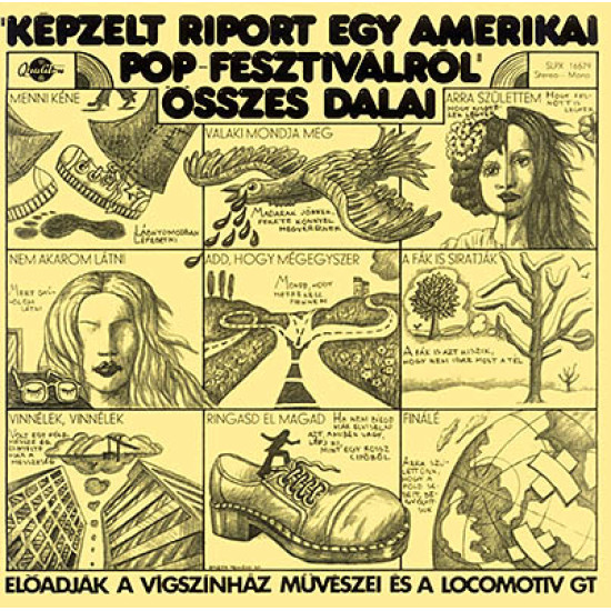 Vígszínház művészei és az LGT Képzelt riport egy amerikai pop-fesztiválról (Vinyl LP) | Lemezkuckó CD bolt