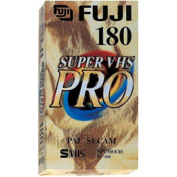 FUJI 180 Super VHS Pro