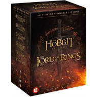 HOBBIT TRILOGY and The Lord of the Rings Trilogy 36 DVD