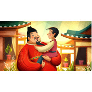 A kisfiú meg az üres virágcserép diafilm