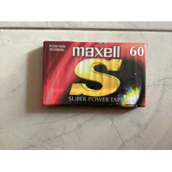 Maxell S 60 audio kazetta