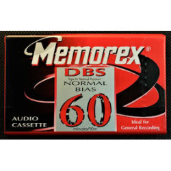 Memorex DBS 60 audio magnókazetta