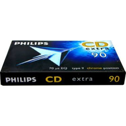 Philips CD Extra 90 audio kazetta 