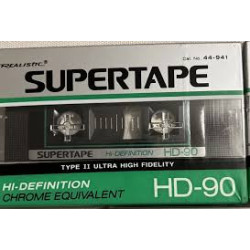 Supertape HD-90 Chrome audio kazetta 