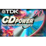 TDK CD Power 90 audio kazetta