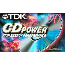 TDK CD Power 90 audio kazetta