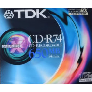 TDK CD-R74 650mb 8x