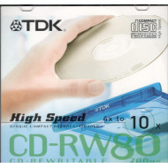 TDK CD-RW80 700mb