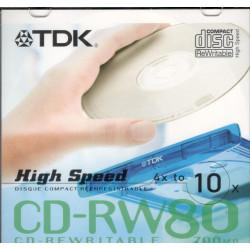TDK CD-RW80 700mb