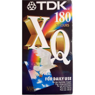 TDK XQ 180 VHS kazetta