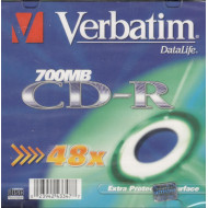 Verbatim CD-R 700mb 48x slim