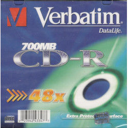 Verbatim CD-R 700mb 48x slim