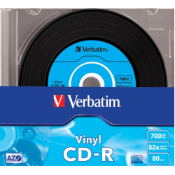 Verbatim CD-R Vinyl 52X Slim