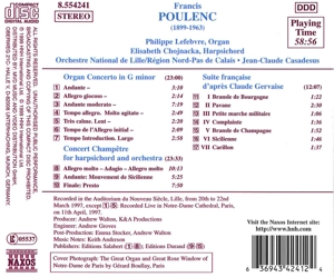 ORGAN CONCERTO/CONCERT CH<br/><h5>Megjelenés: 1999-08-27</h5>