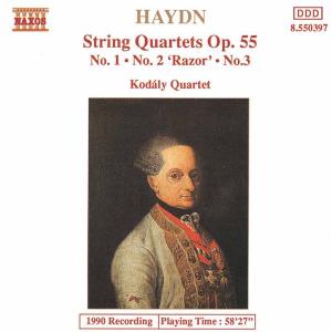 STRING QUARTETS OP.55,1-3<br/><h5>Megjelenés: 1993-03-26</h5>