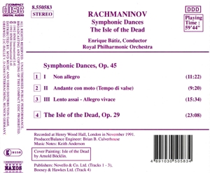 SYMPHONIC DANCES 45<br/><h5>Megjelenés: 1993-03-26</h5>