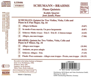 PIANO QUINTET<br/><h5>Megjelenés: 1993-03-26</h5>