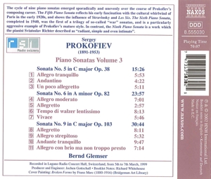 PIANO SONATAS NO.5,6 & 9<br/><h5>Megjelenés: 2003-01-09</h5>