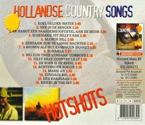 HOLLANDSE COUNTRY SONGS<br/><h5>Megjelenés: 2000-08-14</h5>