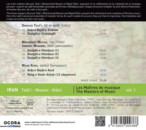 IRAN: THE MASTERS OF MUSIC VOL.1<br/><h5>Megjelenés: 2020-10-30</h5>