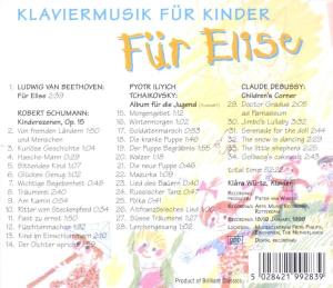 KLAVIERMUSIK FUR KINDER<br/><h5>Megjelenés: 2001-03-12</h5>