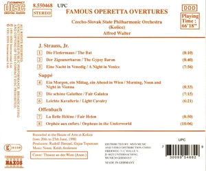 FAMOUS OPERETTA OVERTURES<br/><h5>Megjelenés: 1991-11-28</h5>