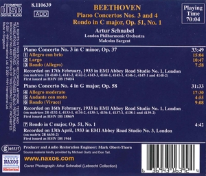 PIANO CONCERTOS NO.3&4<br/><h5>Megjelenés: 2001-08-13</h5>