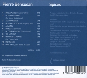 SPICES<br/><h5>Megjelenés: 2010-09-02</h5>