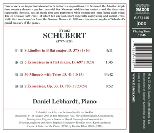 SCHUBERT: 30 MINUETS WITH TRIOS<br/><h5>Megjelenés: 2020-12-04</h5>