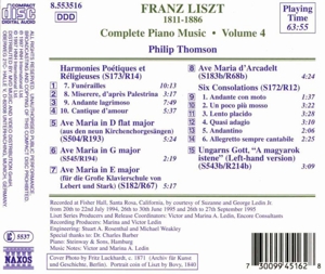 COMPLETE PIANO WORKS V.4<br/><h5>Megjelenés: 1998-03-05</h5>