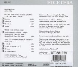 CONCORD SONATA EMERSON TR<br/><h5>Megjelenés: 1993-11-04</h5>