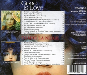 GONE IS LOVE & TOMBE LA NEIGE<br/><h5>Megjelenés: 2012-02-09</h5>