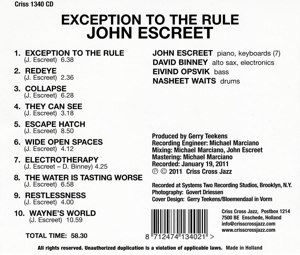 EXCEPTION TO THE RULE<br/><h5>Megjelenés: 2011-10-13</h5>