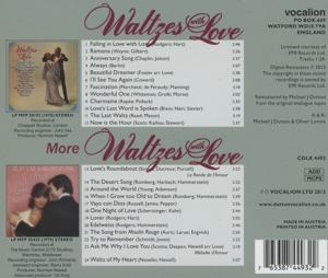 WALTZES WITH LOVE / MORE WALTZES WITH LOVE<br/><h5>Megjelenés: 2013-03-25</h5>