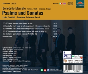 BENEDETTO MARCELLO: PSALMS AND SONATAS<br/><h5>Megjelenés: 2021-01-01</h5>