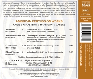 AMERICAN PERCUSSION WORKS<br/><h5>Megjelenés: 2021-01-29</h5>