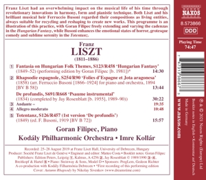 LISZT: HUNGARIAN FANTASY<br/><h5>Megjelenés: 2021-01-15</h5>