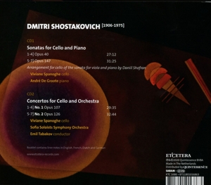 SHOSTAKOVICH: SONATA FOR CELLO AND PIANO OP.40 & 147<br/><h5>Megjelenés: 2020-10-30</h5>