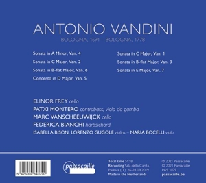 ANTONIO VANDINI: COMPLETE WORKS<br/><h5>Megjelenés: 2021-01-01</h5>