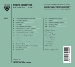 PROUD SONGSTERS - ENGLISH SOLO SONG<br/><h5>Megjelenés: 2021-03-19</h5>