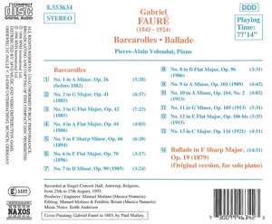 BARCAROLLES/BALLADE<br/><h5>Megjelenés: 1997-11-27</h5>