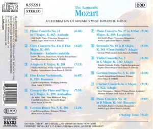 ROMANTIC MOZART<br/><h5>Megjelenés: 1997-12-10</h5>