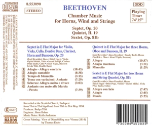 CHAMBER MUSIC FOR HORNS<br/><h5>Megjelenés: 1997-12-11</h5>