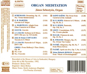 ORGAN MEDITATION<br/><h5>Megjelenés: 1997-12-11</h5>