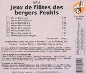 MALI-JEUX DE FLUTES DES B<br/><h5>Megjelenés: 1998-04-23</h5>