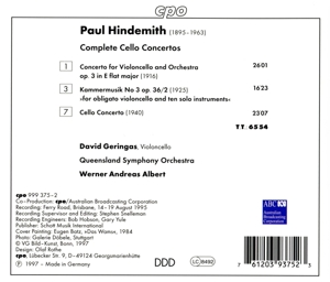 COMPLETE CELLO CONCERTOS<br/><h5>Megjelenés: 1998-04-30</h5>