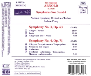 SYMPHONY NO.3 & 4<br/><h5>Megjelenés: 1998-05-07</h5>