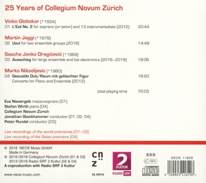 25 YEARS OF COLLEGIUM NOVUM ZURICH<br/><h5>Megjelenés: 2019-01-25</h5>